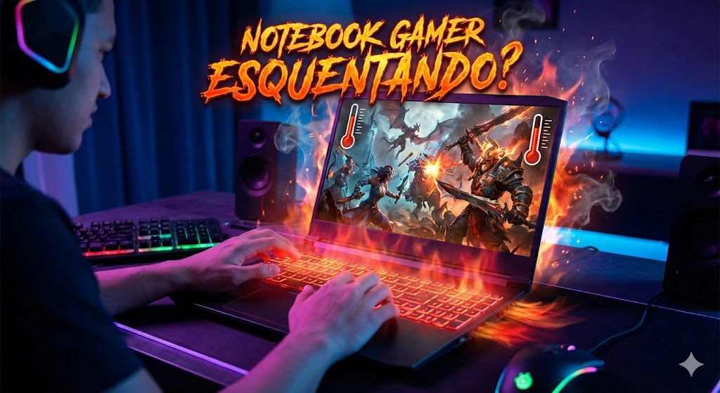 Notebook Gamer Esquentando Muito? 5 Passos para Resfriar e Salvar seu FPS